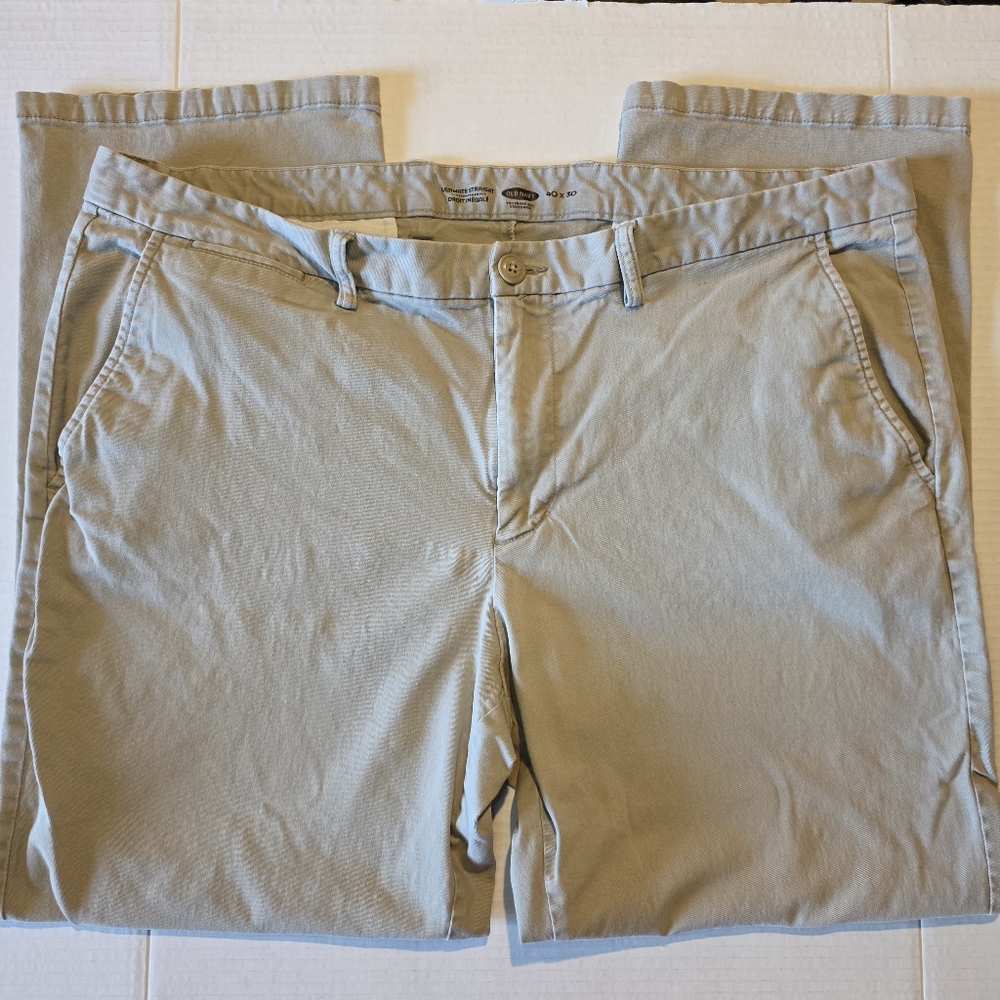 Men's Old Navy Khaki Chino Pants - Sz 40x30 - Ultimate Straight